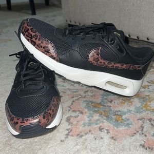 Black and Leopard Nike air max